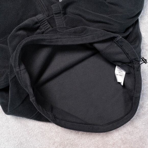 Columbia Steens Mountain Half Zip Black Fleece Mock Neck Pullover Mens Size L - Picture 11 of 12